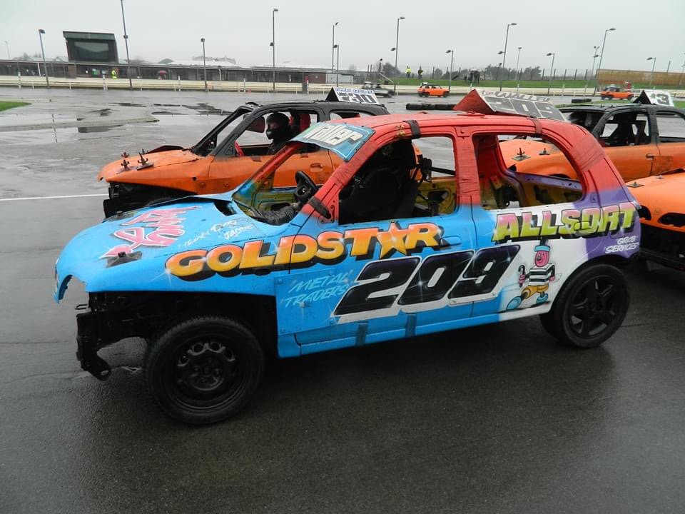 There were not many signed motors on display, allowing most fresh cars were painted; 209 Tom Waller had this smart Nissan Micra for the Midnight Runners B Team - Credit: Graham Utting